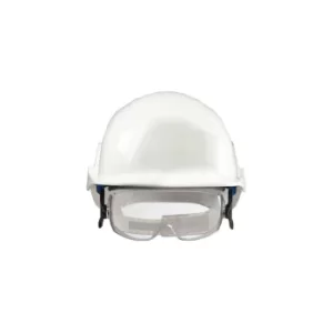 Image of Unvented P-ratchet White Spectrum Helmet S20WR