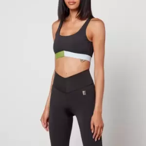 Image of P.E Nation Sprint Time Stretch-Jersey Sports Bra - XL