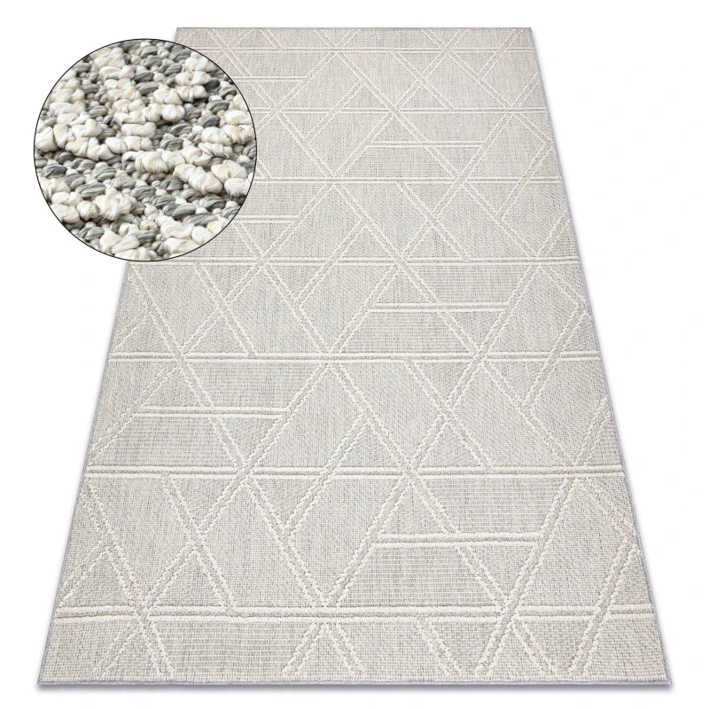 Image of RugsX Origi Rug in Grey Size: 180cm x 270cm Grey Unisex 180cm x 270 cm