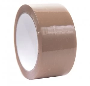 Image of Value Stikky Low Noise Packing Tape 48mm x 66m Brown PK6
