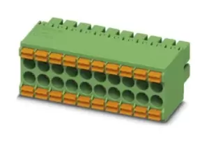 Image of Phoenix Contact Dfmc 1,5/20-St-3,5 Terminal Block, Pluggable, 20Pos, 16Awg