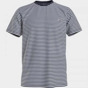 Image of Tommy Jeans Mens Classic Slim Fit Stripe T-Shirt - Twilight Navy - S