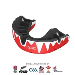Image of Opro Self Fit Platinum Fangz Mouth Guard - Red