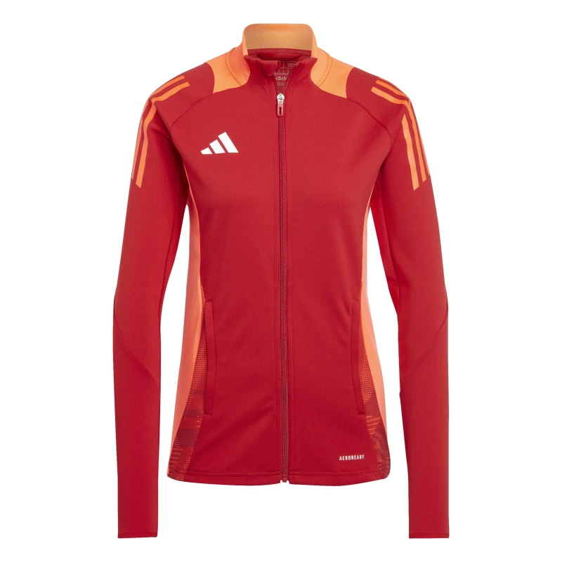 Image of adidas Womens Tiro24 Tracksuit Top Tracksuit Tops 6 (XXS) Red 34126908270