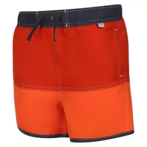 Image of Regatta Sergio Swim Shorts - RtyOra/BlzOr