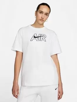Image of Nike Air Boyfriend Tee - White Size M Women