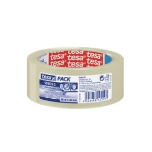 Image of Tesa Pack Strong Packaging Tape Transparent 38mm x 66m (1 roll)