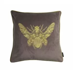 Image of Riva Home Cerana Bee Design Cushion Cover (50 x 50cm) (Dusky Blush) - Dusky Blush