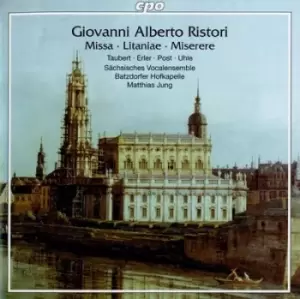 Image of Giovanni Alberto Ristori Missa/Litaniae/Miserere by Giovanni Alberto Ristori CD Album
