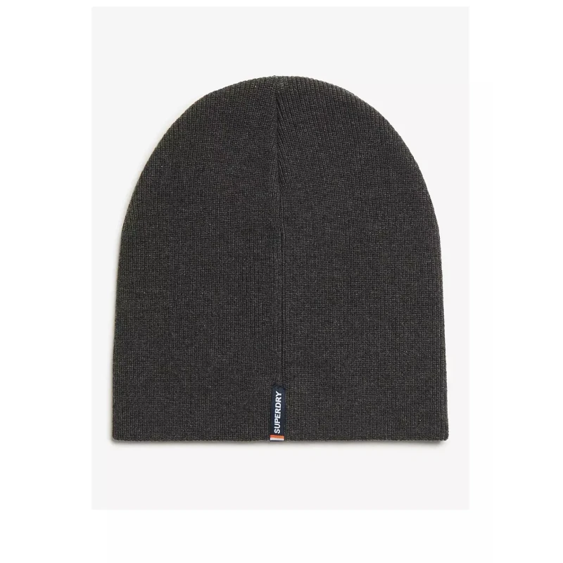 Image of Superdry Knit beanie with logo Superdry Essential Gris Male TU