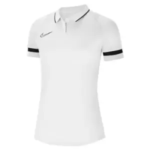 Image of Nike Dri-Fit Academy Polo Shirt Womens - White