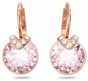 Image of Swarovski 5662114 Bella V Drop Earrings Rose Gold-Tone Jewellery