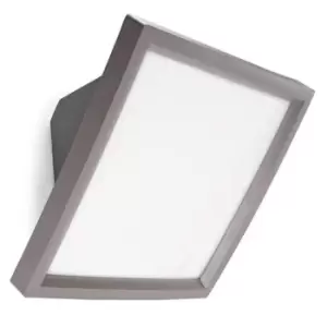 Image of 2 Light Outdoor Wall Light Grey IP65, E27