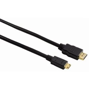 Image of Hama High Speed HDMI cable type A plug - type C (mini) plug, Ethernet, 2 m