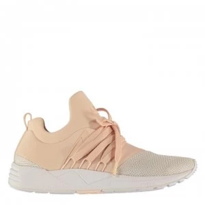 Image of Arkk Copenhagen Raven Mesh Trainers - Blush/White