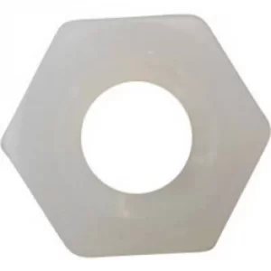 Image of TOOLCRAFT 815969 Hexagonal nuts M3 Plastic 10 pc(s)