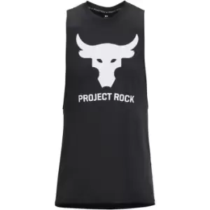 Image of Under Armour Project Rock Brahma Sleeveless Vest Mens - Black