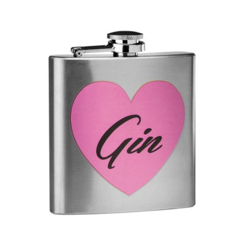 Image of Premier Housewares Gin Design Hip Flask Multi
