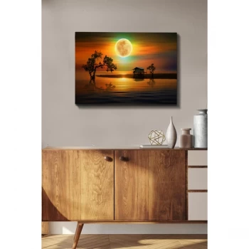 Image of Kanvas Tablo (50 x 70) - 269 Multicolor Decorative Canvas Painting