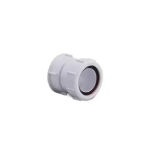 Image of McAlpine Multifit Straight Connector White 38mm FIT29 - 835163