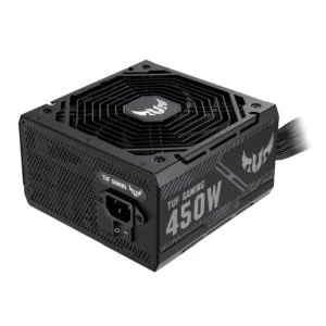 Image of Asus 450W TUF Gaming PSU Double Ball Bearing Fan Fully Wired 80+ Bronze 0dB Tech UK Plug