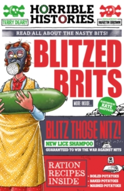 Image of Terry Deary Blitzed Brits Book Multi unisex
