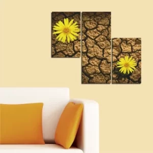 Image of A9 Multicolor Decorative MDF Painting (3 Pieces)