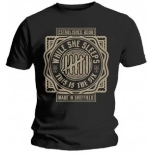 Image of While She Sleeps This Is The Six Mens T Shirt: X Large
