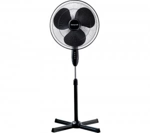 Image of HONEYWELL Comfort Control HSF1630E1 Pedestal Fan - Black