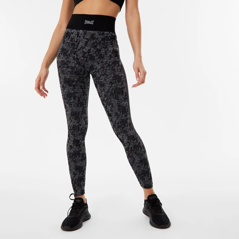 Image of Everlast Seamless Leggings Womens - Black 8