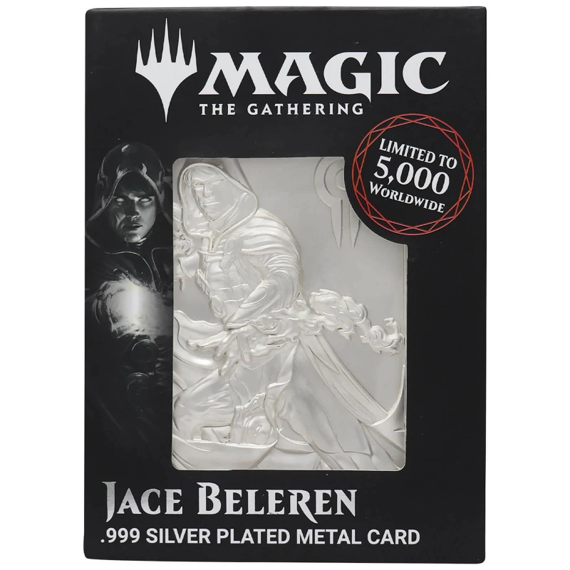 Image of Magic The Gathering Limited Edition .999 Silver Plated Jace Beleren Ingot Silver unisex