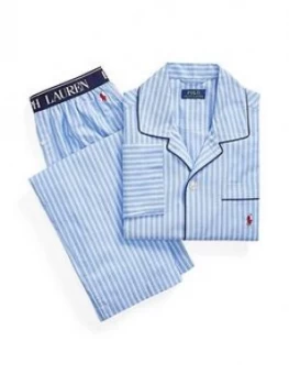 Image of Polo Ralph Lauren Woven Sleepwear Set - Blue
