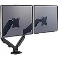 Image of Fellowes Eppa Monitor Arm 9683401 Height Adjustable 39 " Black