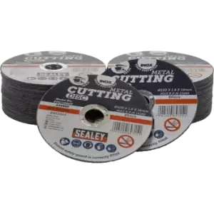 Image of Sealey Metal Cutting Disc 100mm 1.6mm Pack of 50
