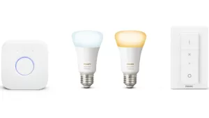 Image of Philips Hue Starter Kit with White Ambience E27 Bulb