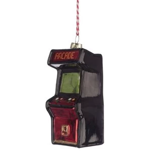 Image of Game Over Arcade Game Glass Christmas Bauble Decoration