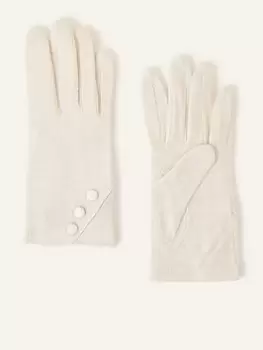 Image of Accessorize Touchphone Wool Glove, Natural, Size M/L, Women