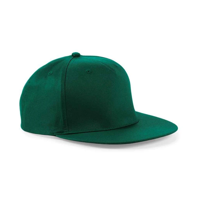 Image of Beechfield Beechfield Men Snapback Cap in Bottle Green Bottle Green One Size Male 5063527293862