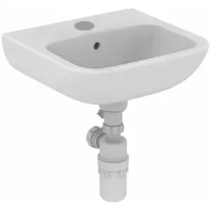 Image of Portman 21 Wall Hung Cloakroom Basin with Overflow 400mm Wide - 1 Tap Hole - Armitage Shanks