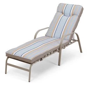 Image of Robert Dyas Provence Padded Sun Lounger