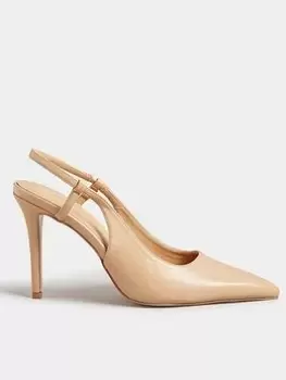 Image of Long Tall Sally Sexy Sling Back Court Shoe Nude, Nude, Size 9, Women