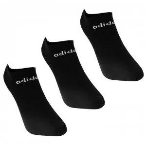 Image of adidas Low Cut 3 Pack No Show Socks - Black/White