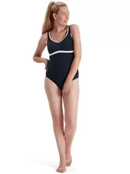 Image of Speedo Contourluxe Solid Shaping Swimsuit