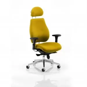 Image of Chiro Plus Headrest Bespoke Colour Yellow KCUP0197