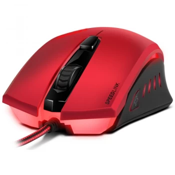 Image of Speedlink Ledos 3000dpi Optical Gaming Mouse Red - SL-6393-rd