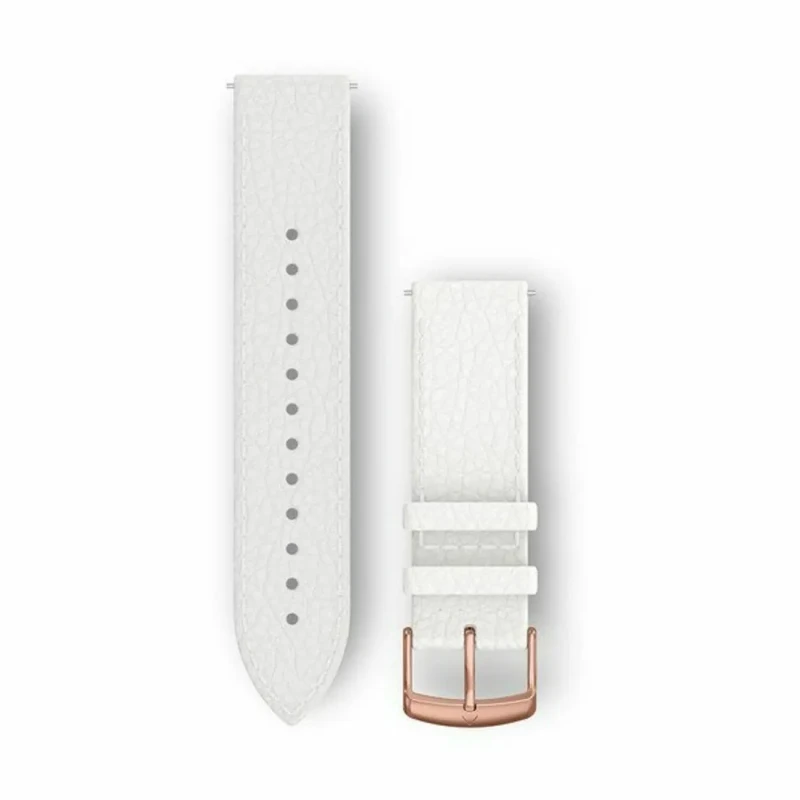 Image of Garmin 010-12691-0B Quick Release Strap (20mm) White Italian Watch