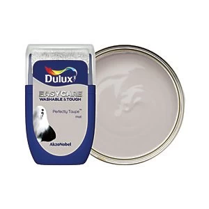 Image of Dulux Easycare Washable & Tough Perfectly Taupe Matt Emulsion Paint 30ml