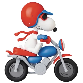 Image of Medicom Peanuts UDF - Motocross Snoopy