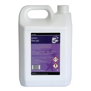 Image of 5 Star Facilities 5 Litre Lemon Floor Gel