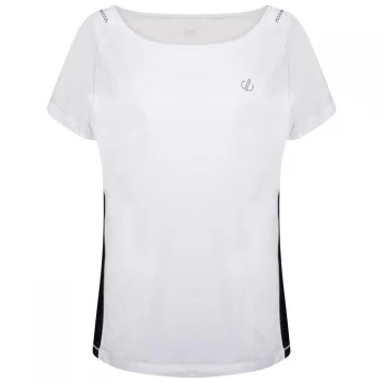 Image of Dare2B Swarovski Embellished You're A Gem T-Shirt - White